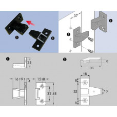 INHANGBESLAG TYPE 262.50 CONTRADEEL AFBEELDING NR2 NR 1 SEPARAAT