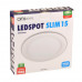 LEDSPOT SLIM 15 DOWNLIGHTER 12W 4000K DIMBAAR Ø170MM KOEL WIT OFX