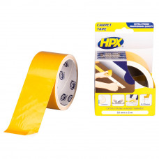 HPX DUBBELZIJDIGE TAPIJTTAPE - WIT 50MM X 5M CT5005