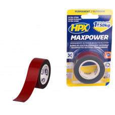 HPX MAX POWER OUTDOOR BEVESTIGINGSTAPE ZWART 25MM X 1,5M OT2502