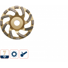 DIAMANT KOMSCHIJF 'FANCUP UNI'ø125Xø22,2