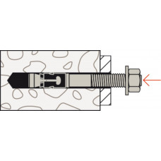 FISCHER DOORSTEEKANKER FAZII 10/10K BLISTER VAN 2 STUKS